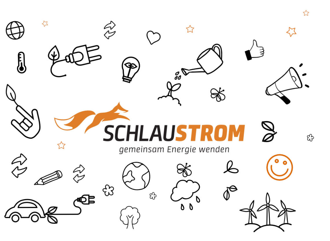 schlaustrom steht für Energiewende